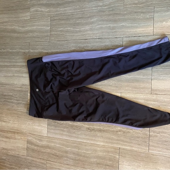 Womens Tangerine Active Wear Rib Legging Mauve/Lilac Purple Size Large - Picture 3 of 4